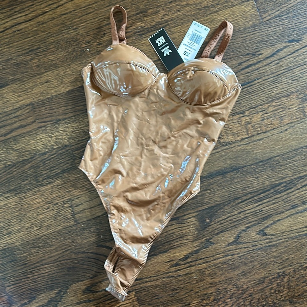 Brand new IVY PARK latex bodysuit size XS new with tags never worn